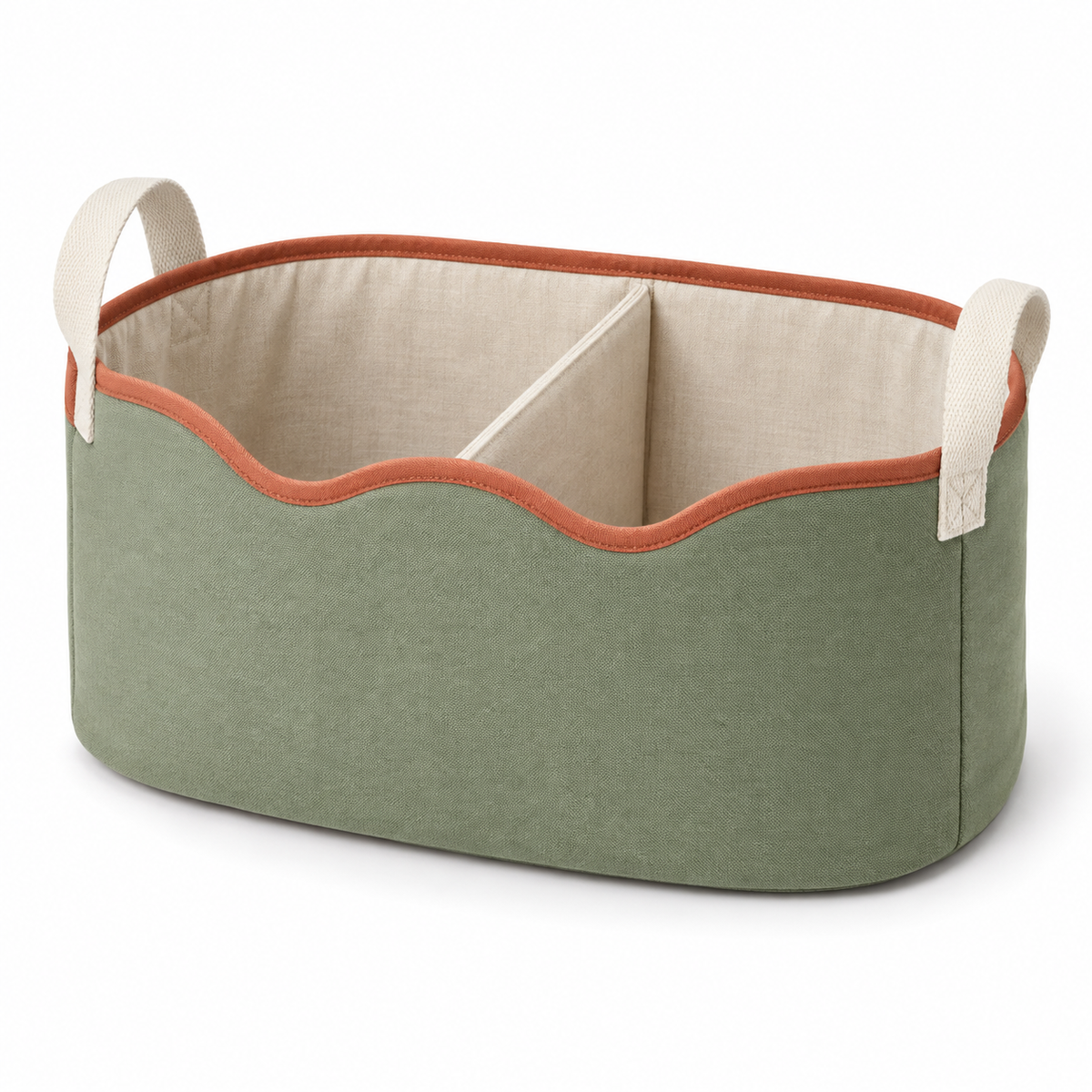 Twin Cove Divided Storage Basket