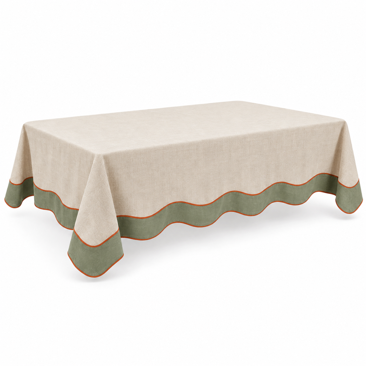 Wave Border Tablecloth