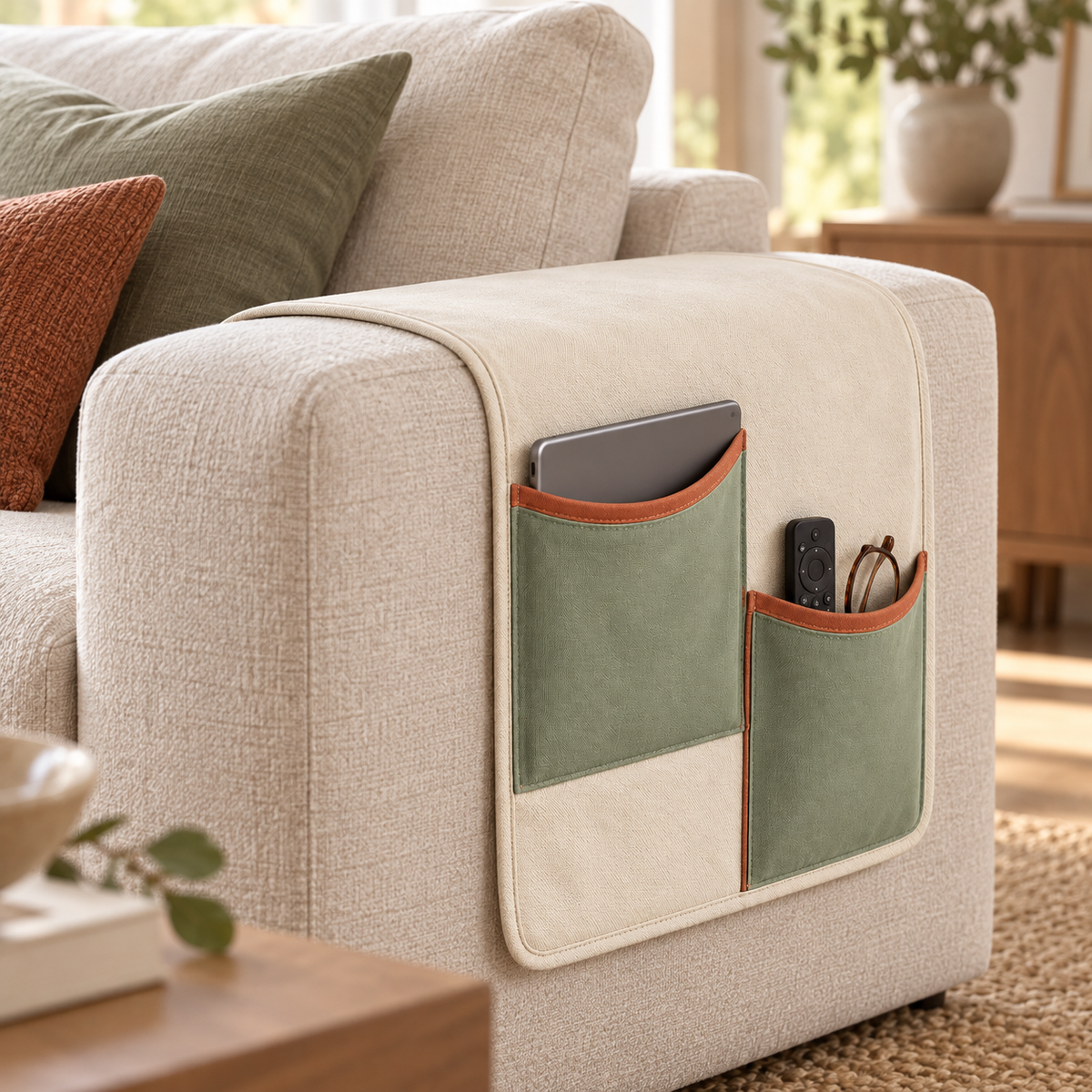 Arc Pocket Sofa Arm Organizer