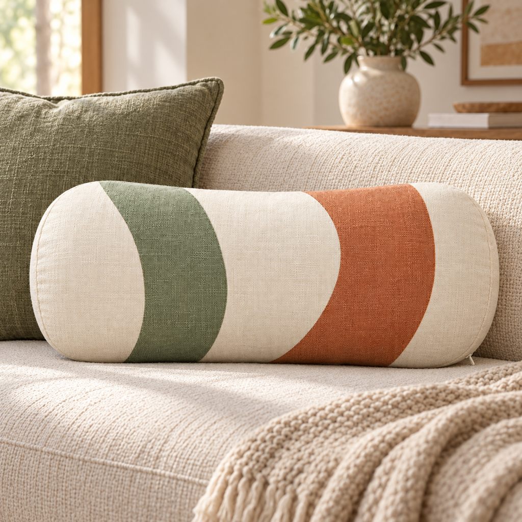 Meadow Curve Lumbar Cushion Cover