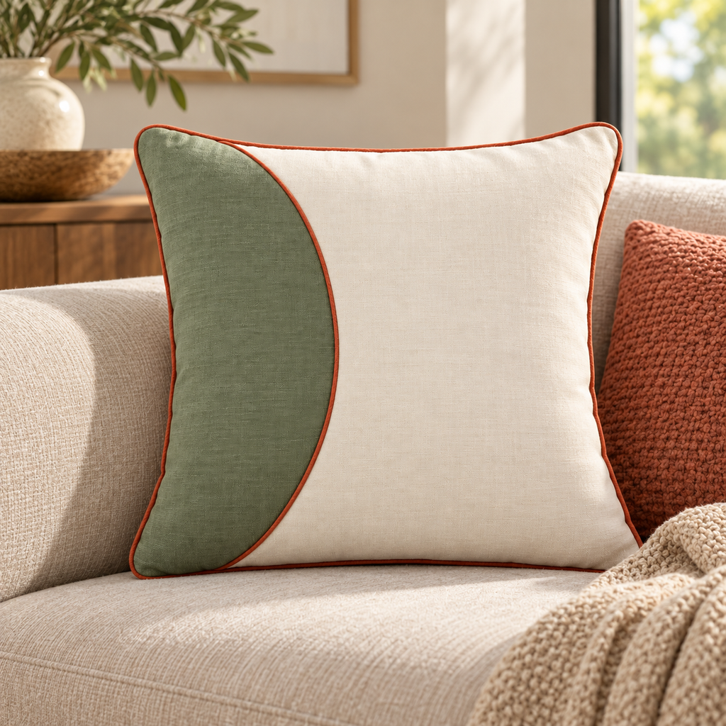 Crescent Frame Cushion Cover