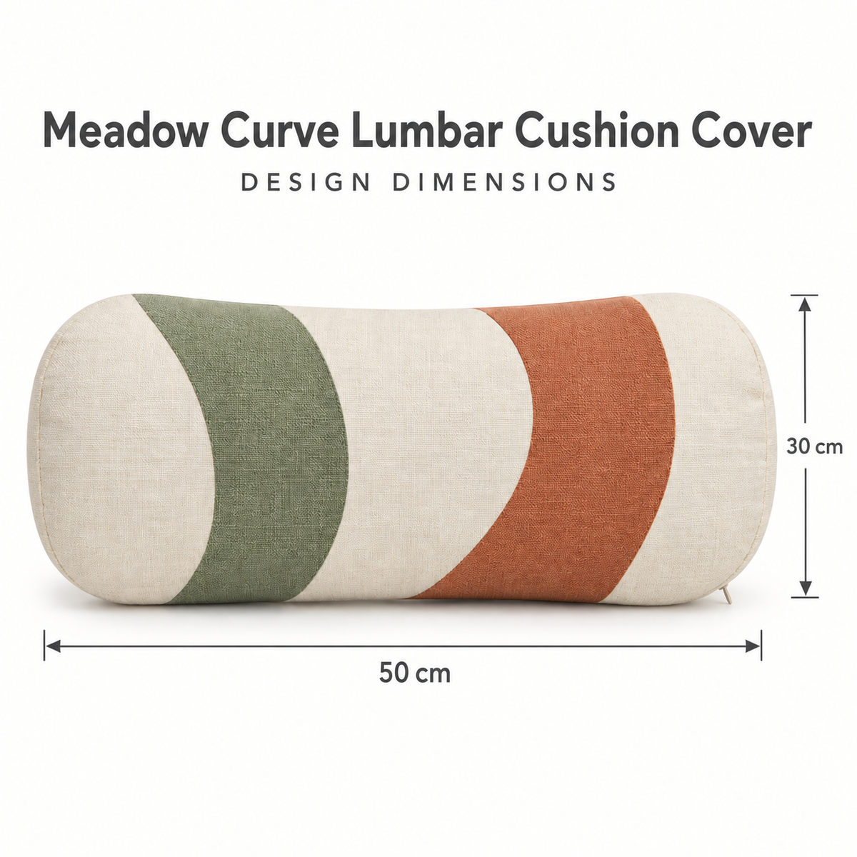Meadow Curve Lumbar Cushion Cover