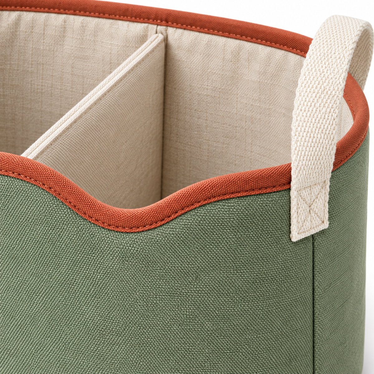 Twin Cove Divided Storage Basket
