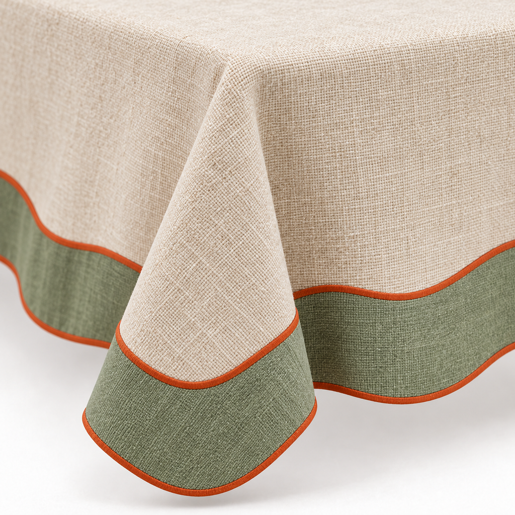 Wave Border Tablecloth